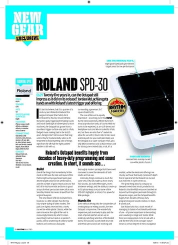 Rhythm ROLAND SPD30 Rhythm ROLAND SPD30