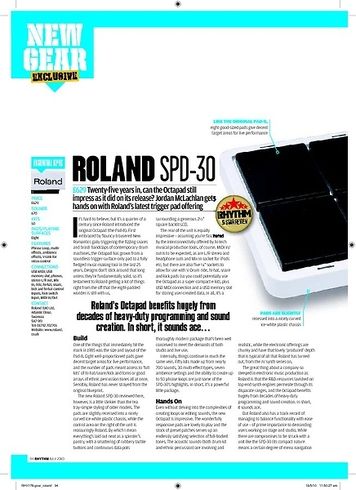 Rhythm ROLAND SPD30 Rhythm ROLAND SPD30