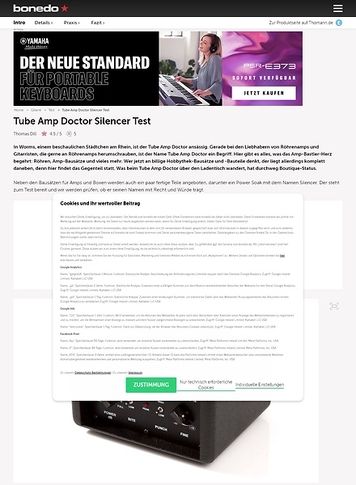 Bonedo.de Tube Amp Doctor Silencer Bonedo.de Tube Amp Doctor Silencer