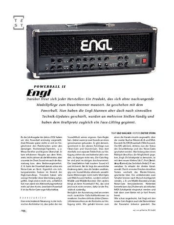 Gitarre & Bass Engl Powerball II Gitarre & Bass Engl Powerball II