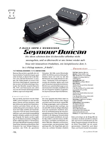 Gitarre & Bass Seymour Duncan P-Rails SHPR-1 Humbucker Gitarre & Bass Seymour Duncan P-Rails SHPR-1 Humbucker