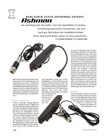 Gitarre & Bass Fishman Rare Earth Active Soundhole Pickups Gitarre & Bass Fishman Rare Earth Active Soundhole Pickups