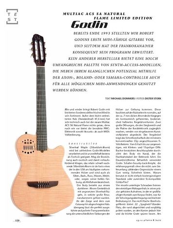 Gitarre & Bass Godin Multiac ACS SA Natural Flame Ltd. Gitarre & Bass Godin Multiac ACS SA Natural Flame Ltd.