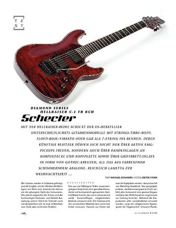 Gitarre & Bass Schecter Diamond Series Hellraiser C-1 FR BCH, E-Gitarre Gitarre & Bass Schecter Diamond Series Hellraiser C-1 FR BCH, E-Gitarre