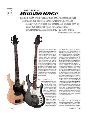 Gitarre & Bass Human Base Roxy B4 & B5, E-Bässe Gitarre & Bass Human Base Roxy B4 & B5, E-Bässe