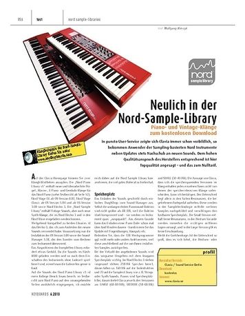 Keyboards Neulich in der Clavia Nord Sample Library Keyboards Neulich in der Clavia Nord Sample Library