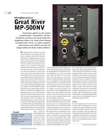 Sound & Recording Great River MP-500NV Sound & Recording Great River MP-500NV