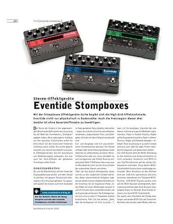 Sound & Recording Eventide Stompboxes Sound & Recording Eventide Stompboxes