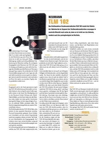 Sticks Neumann TLM 102 Mikrofon Sticks Neumann TLM 102 Mikrofon