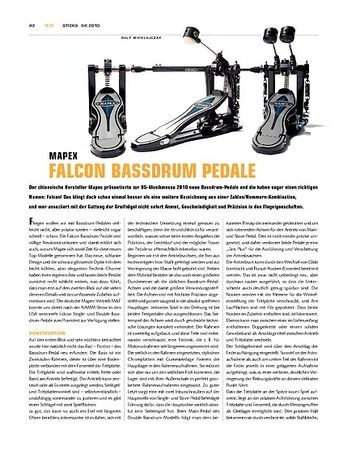 Sticks Mapex Falcon Bassdrum-Pedale Sticks Mapex Falcon Bassdrum-Pedale