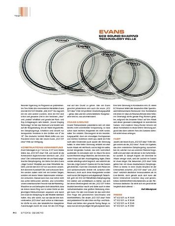 Sticks Evans EC2 Sound Shaping Technology Felle Sticks Evans EC2 Sound Shaping Technology Felle