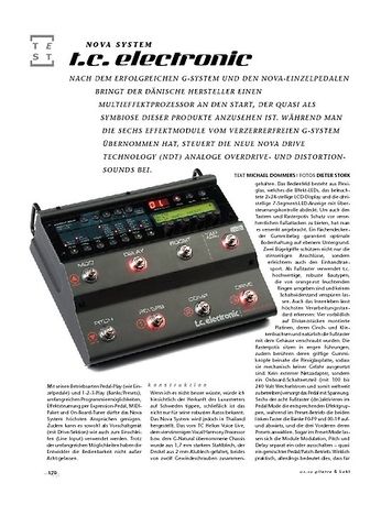 Gitarre & Bass t.c.electronic Nova System Gitarre & Bass t.c.electronic Nova System