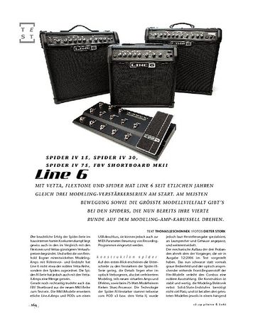 Gitarre & Bass Line 6 Spider IV Serie Gitarre & Bass Line 6 Spider IV Serie