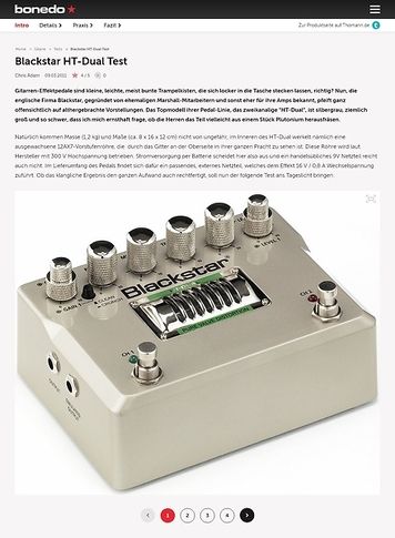 Bonedo.de Blackstar HT-Dual Bonedo.de Blackstar HT-Dual