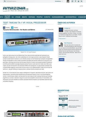 Amazona.de Tascam TA-1 VP Amazona.de Tascam TA-1 VP