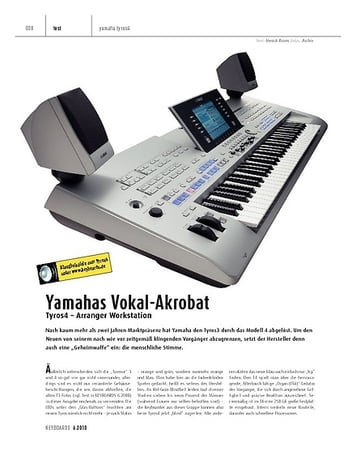 Keyboards Tyros4 - Arranger Workstation Keyboards Tyros4 - Arranger Workstation