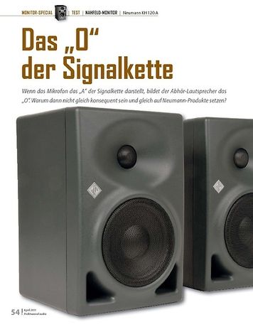 Professional Audio Neumann KH 120 A Professional Audio Neumann KH 120 A