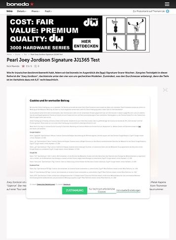 Bonedo.de Pearl Joey Jordison Signature JJ1365 Bonedo.de Pearl Joey Jordison Signature JJ1365