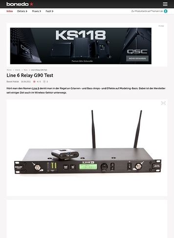 Bonedo.de Line 6 Relay G90 Bonedo.de Line 6 Relay G90
