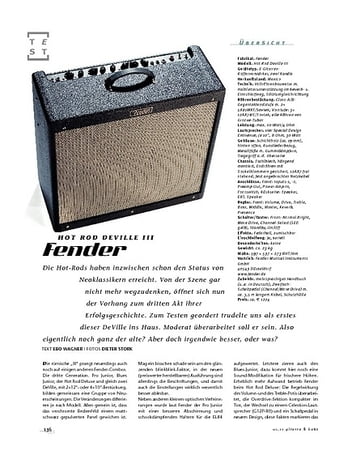 Gitarre & Bass Fender Hot Rod DeVille III, Röhren-Combo Gitarre & Bass Fender Hot Rod DeVille III, Röhren-Combo