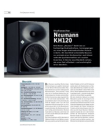 Sound & Recording Neumann KH120 Sound & Recording Neumann KH120