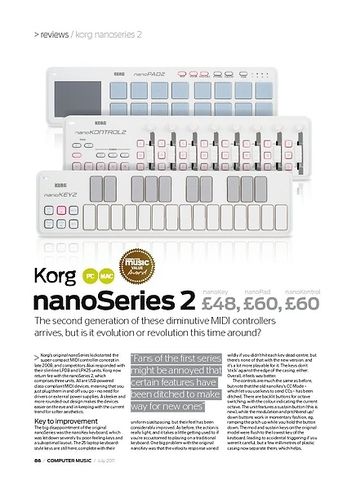 Computer Music Korg nanoKey Series 2 Computer Music Korg nanoKey Series 2