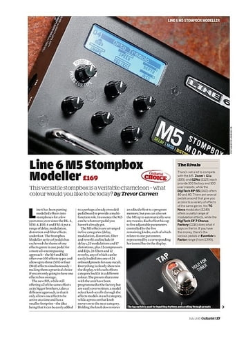 Guitarist Line 6 M5 Stompbox Modeller Guitarist Line 6 M5 Stompbox Modeller