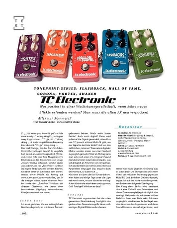 Gitarre & Bass TC Electronic TonePrint-Serie Gitarre & Bass TC Electronic TonePrint-Serie