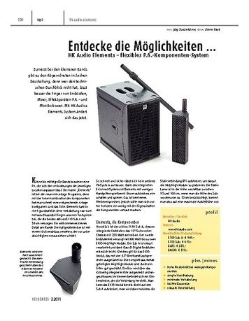 Keyboards HK Audio Elements – flexibles P.A.-Komponenten-System Keyboards HK Audio Elements – flexibles P.A.-Komponenten-System