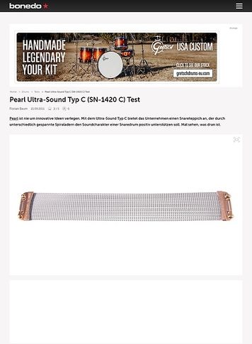 Bonedo.de Pearl Ultra-Sound Typ C (SN-1420 C) Bonedo.de Pearl Ultra-Sound Typ C (SN-1420 C)