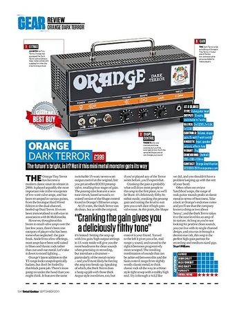 Total Guitar ORANGE DARK TERROR Total Guitar ORANGE DARK TERROR