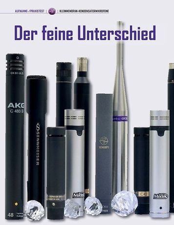 Professional Audio AUFNAHME-/PRAXISTEST KLEINMEMBRAN-KONDENSATORMIKROFONE Professional Audio AUFNAHME-/PRAXISTEST KLEINMEMBRAN-KONDENSATORMIKROFONE