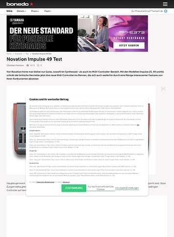 Bonedo.de Novation Impulse 49 Bonedo.de Novation Impulse 49