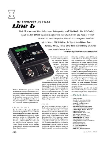 Gitarre & Bass Line 6 M5 Stompbox Modeler, Effekt-Pedal Gitarre & Bass Line 6 M5 Stompbox Modeler, Effekt-Pedal
