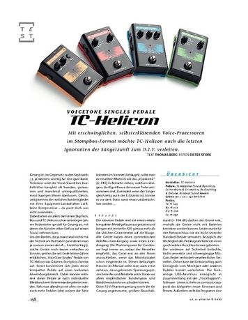Gitarre & Bass TC Helicon VoiceTone Singles Pedale Gitarre & Bass TC Helicon VoiceTone Singles Pedale
