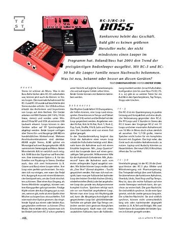 Gitarre & Bass Boss RC-3/RC-30, Looper Gitarre & Bass Boss RC-3/RC-30, Looper