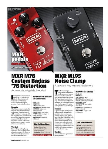 Guitarist MXR M195 Noise Clamp Guitarist MXR M195 Noise Clamp