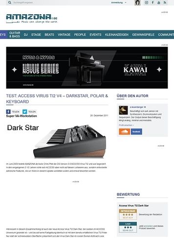 Amazona.de Access Virus TI2 V4 - Darkstar Amazona.de Access Virus TI2 V4 - Darkstar
