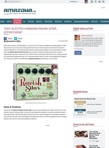 Electro Harmonix Ravish Sitar – Musikhaus Thomann