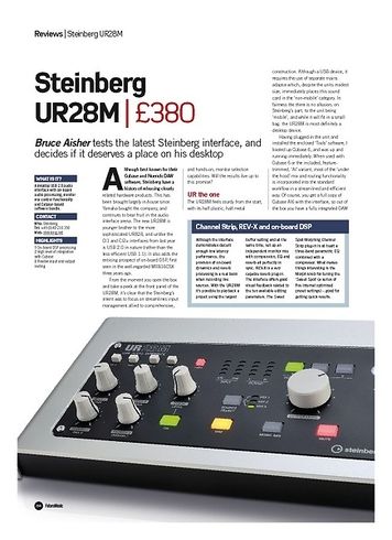 Future Music Steinberg UR28M Future Music Steinberg UR28M