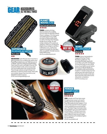 Total Guitar FENDER SMART CAPO Total Guitar FENDER SMART CAPO