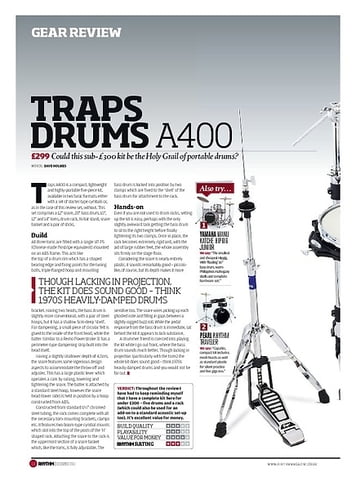 Rhythm TRAPS DRUMS A400 Rhythm TRAPS DRUMS A400