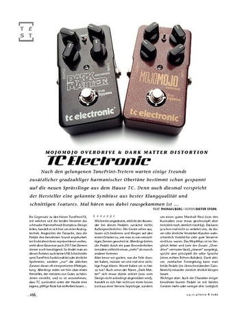 Gitarre & Bass TC Electronic MojoMojo Overdrive & Dark Matter Distortion, Verzerrer Gitarre & Bass TC Electronic MojoMojo Overdrive & Dark Matter Distortion, Verzerrer