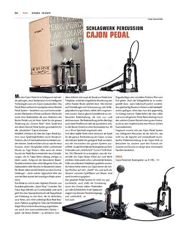 Sticks Schlagwerk Cajon-Pedal Sticks Schlagwerk Cajon-Pedal