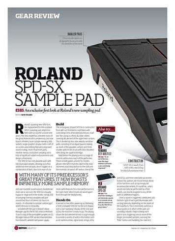 Rhythm ROLAND SPD SX SAMPLE PAD Rhythm ROLAND SPD SX SAMPLE PAD