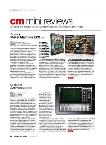 Computer Music Toontrack Metal Machine EZX Computer Music Toontrack Metal Machine EZX
