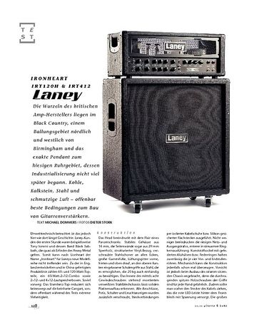 Gitarre & Bass Laney Ironheart IRT120H & IRT412, Gitarren-Stack Gitarre & Bass Laney Ironheart IRT120H & IRT412, Gitarren-Stack