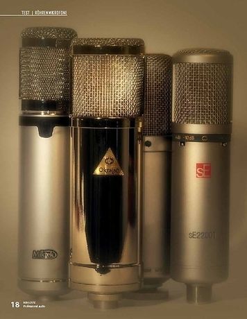 Professional Audio Klangphilosophen: Röhrenmikrofone Professional Audio Klangphilosophen: Röhrenmikrofone