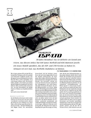 Gitarre & Bass LTD & ESP Snakebyte, E-Gitarren Gitarre & Bass LTD & ESP Snakebyte, E-Gitarren
