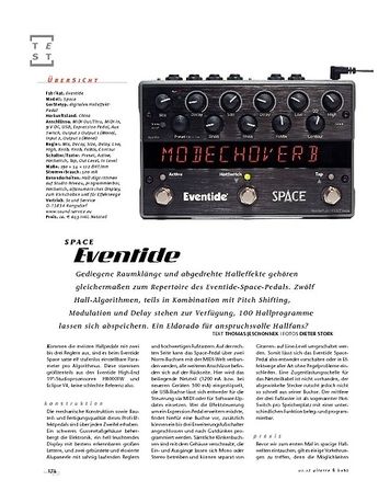 Gitarre & Bass Eventide Space, FX-Pedal Gitarre & Bass Eventide Space, FX-Pedal